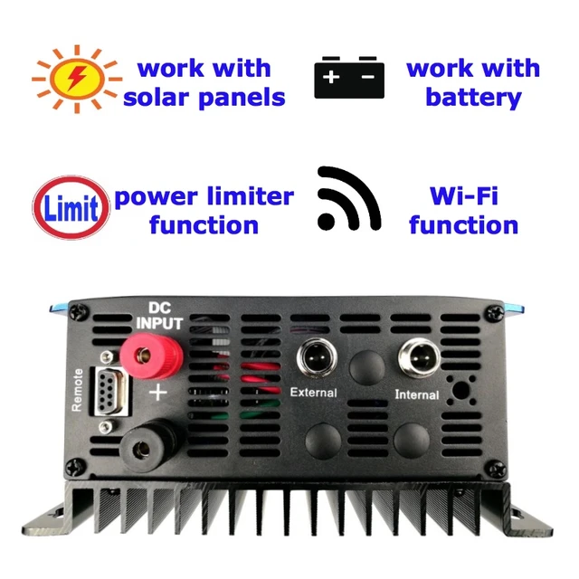 1KW 1000 W Batterie Entladung MPPT Solar Grid Tie Inverter mit