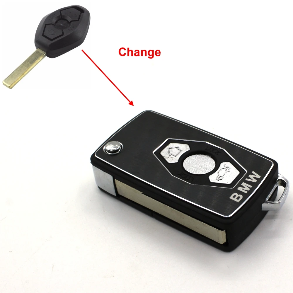 

For BMW 3 5 7 SERIES Z3 Z4 X3 X5 M5 325i E38 E39 E46 Car Key Original Factory 2 Key Tail Buttons Key Shell Key Case Change