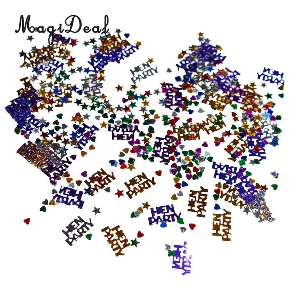 MagiDeal Hen Party Confetti Bachelorette Girls Night Table Scatters Decor DIY Crafts Confetti 