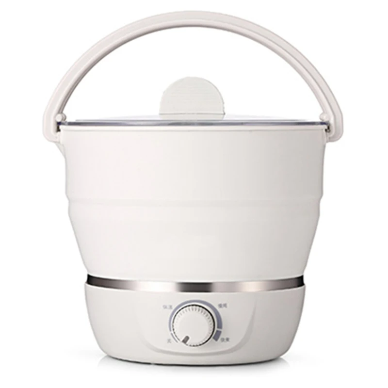 

Foldable Electric Hot Pot Cooker Water Steamer Multifunctional Household Travel Portable Foldable Electric Caldron Cookware Th