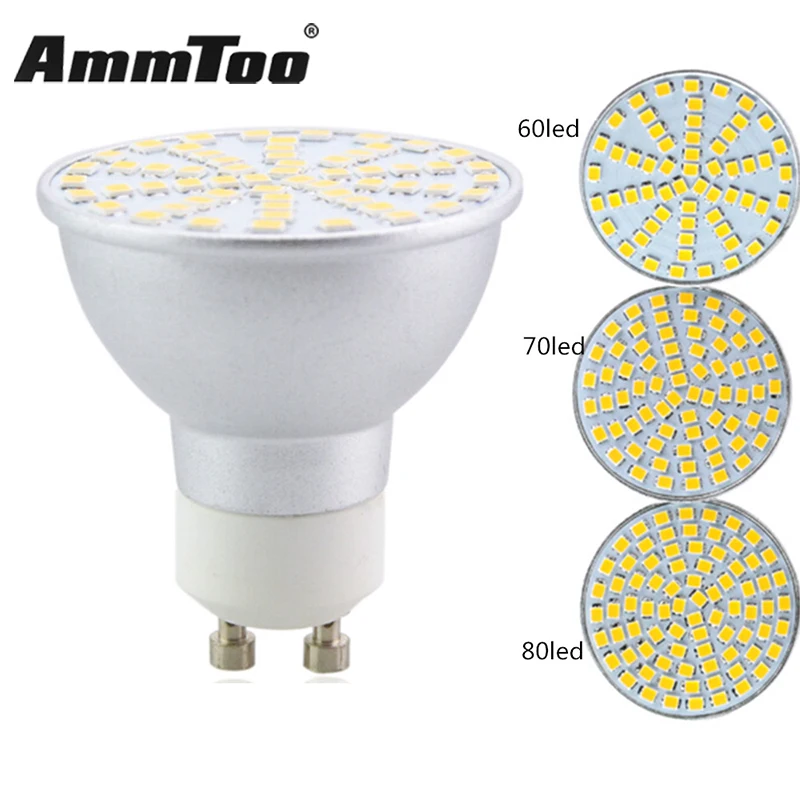 

Dimmable GU10 Led Lamp Aluminum Body Led Spotlight 3W 5W 7W AC 220V SMD2835 GU 10 LED Bulbs for Home Energy Saving Lamparas Led
