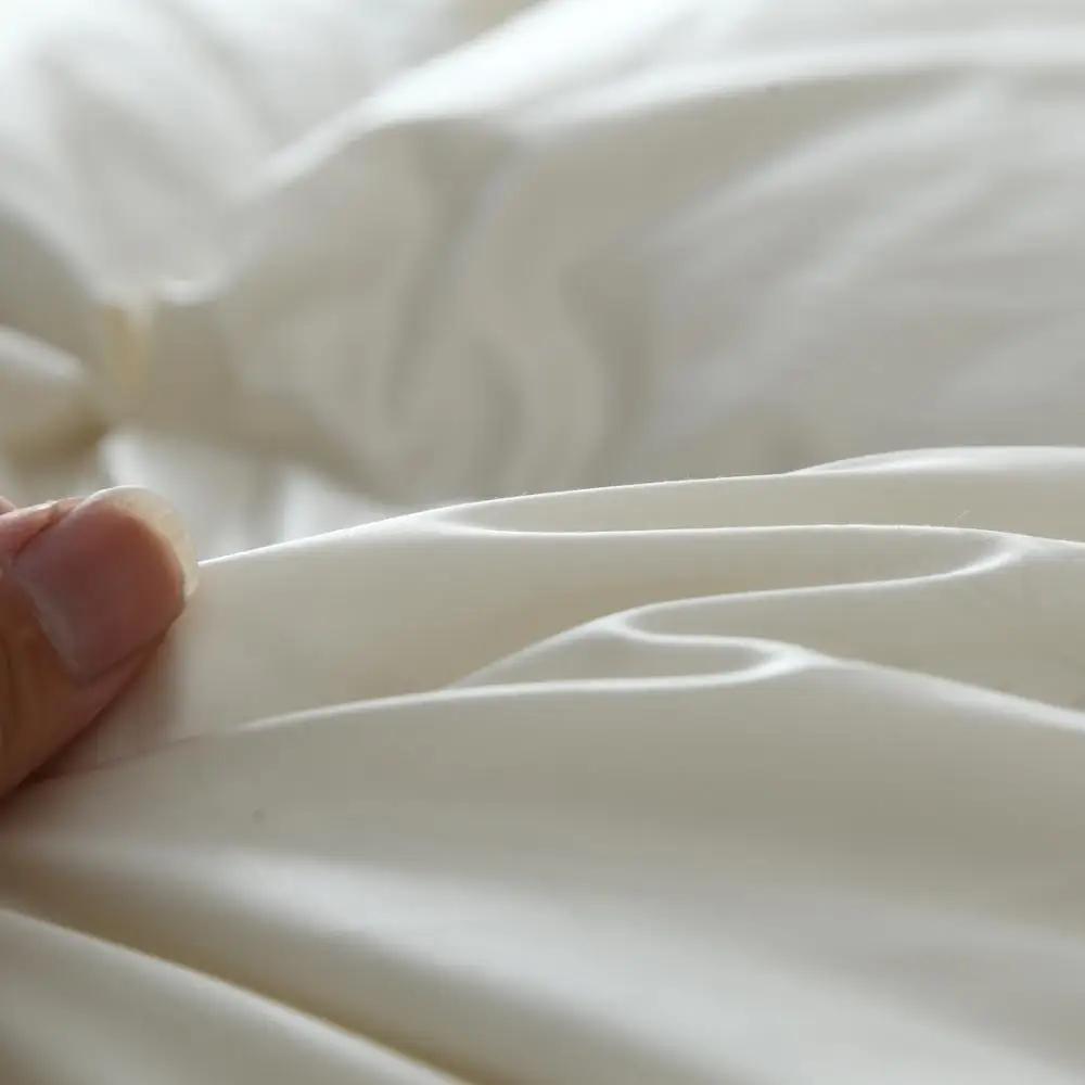  HS Filling Power 800 95% Goose Down Filling Comforter Imitated silk White fabric King Size Bread Qu - 32918755705