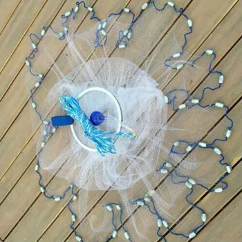

Fishing Net Aluminum Ring USA Catch Catcher Portable Tool Outdoor Hand Throw MSD-ING