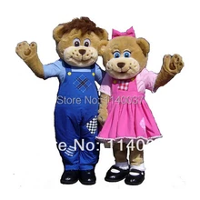 Талисман из 2 предметов, костюм талисмана с изображением сельскохозяйственных медведей, Модный на заказ, костюм аниме, костюмы для косплея, маскотт, маскарадный костюм, карнавальный костюм