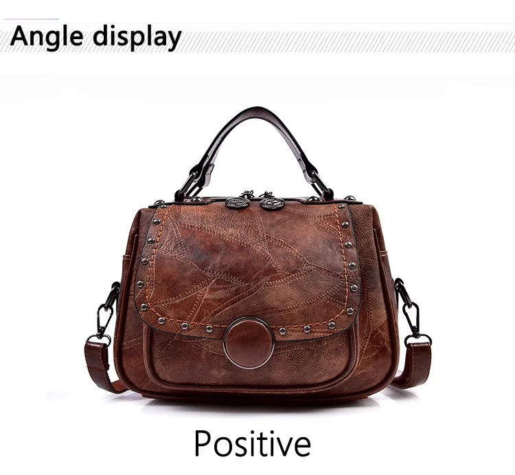 Designer de Rebite bolsa de Ombro Bolsa de Alta Qualidade Pequeno