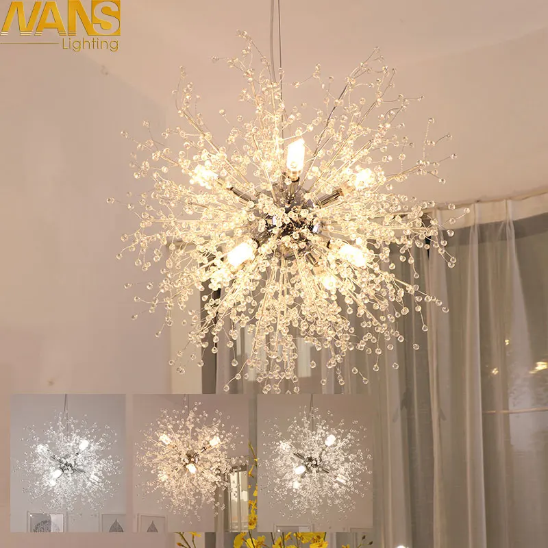 

Modern LED light in the bedroom living room loft lamp vanity acrylic Color Changing pendant lights lustre luminaria decoration