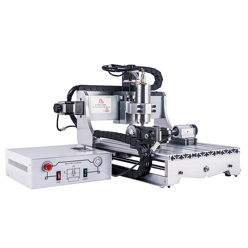 

ER11 Collet 4 Axis 3040 VFD 800W CNC Engraving Machine for hard metal wood PCB with free cnc tools drilling bit cutters clamps