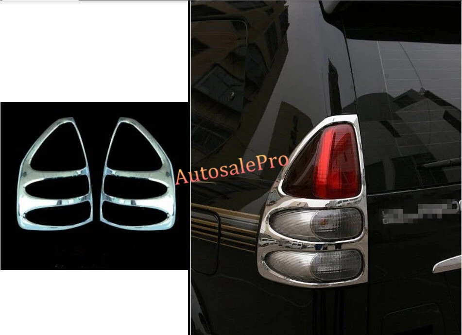 Хромированная задсветильник фара для Toyota Prado Fj120 2003 2004 2005 2006 2007 2008 2009 | Автомобили и