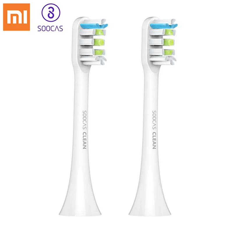 

Xiaomi SOOCAS Soocare X3 2pcs Toothbrush Head For Soocare X3 Electric Toothbrush SOOCAS Xiaomi SOOCARE X3 Brush Head Replacement
