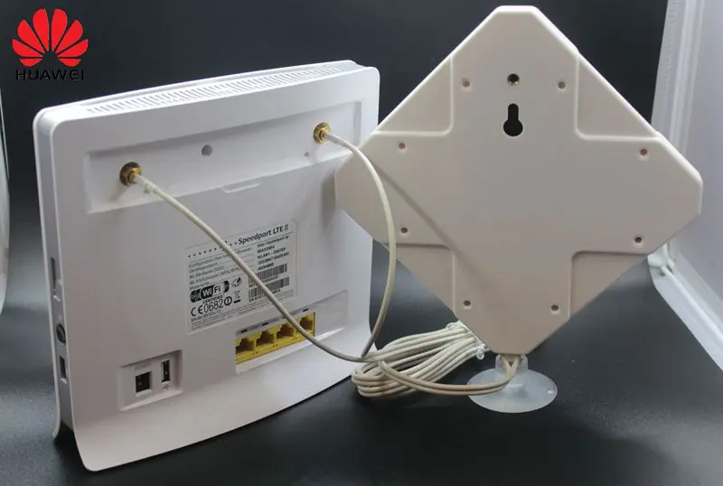 Разблокированная Антенна Huawei B593 B593s 12 Plus 4G LTE 150 Мбит/с CPE роутер со слотом для Sim