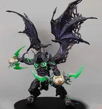 Wow Demon Hunter Action Figure DC Unlimited Series 5 13 inch Deluxe Boxed Demon illidan Stormrage WOW PVC Figure Toy hot game wow demon hunter demon form figurine figure illidan stormrage statue pvc action figure resin collection model toy gifts