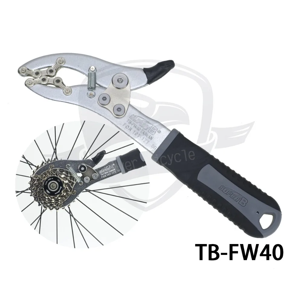 

Chain whip pliers TB-FW40 suitable for sprockets with cogs from 10~17 teeth compatible for 5~11 speed bike tool