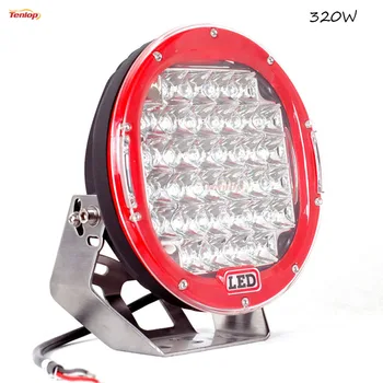 

Super Bright 9 Inch 320W Red Yellow Blue Black Waterproof Tuning Light For Wrangler Hilux Offroad Truck 12V 24V