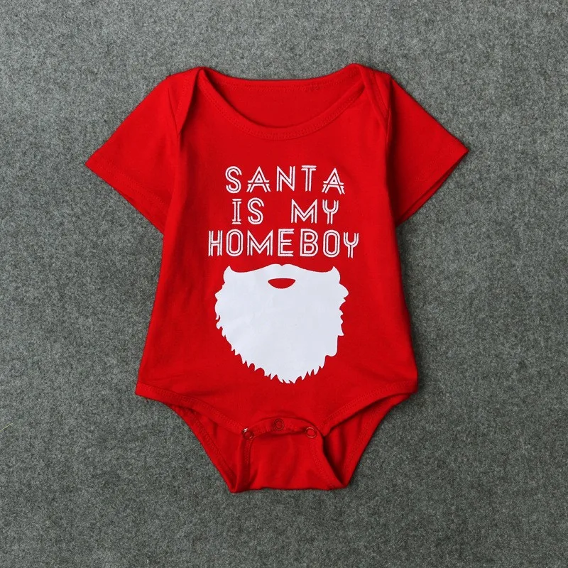 Christmas Pattern Newborn Baby Boys Girls Romper long sleeve Letter Jumpsuit Outfits Clothes Gifts (3)