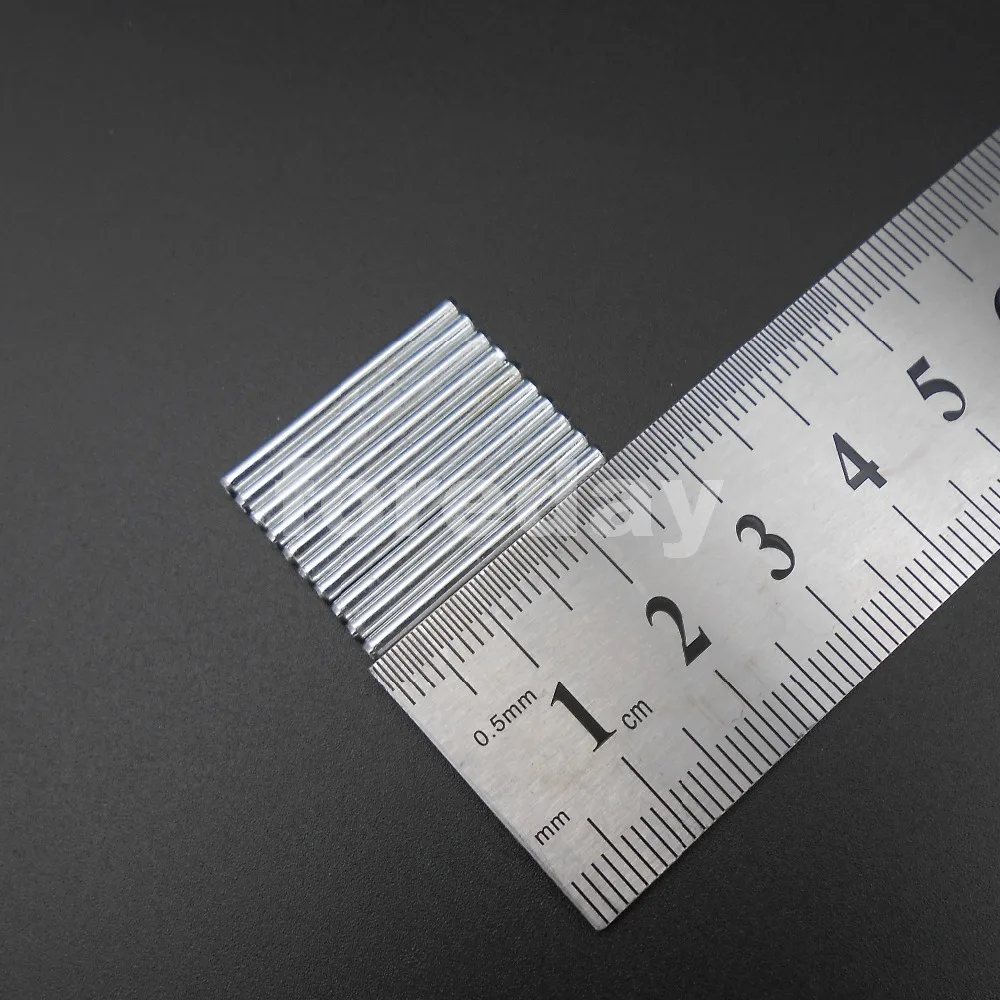 500PCS X NEW HQ 2MM X 25MM M2 Iron Shaft Toy Car Gear Wheel Axle for