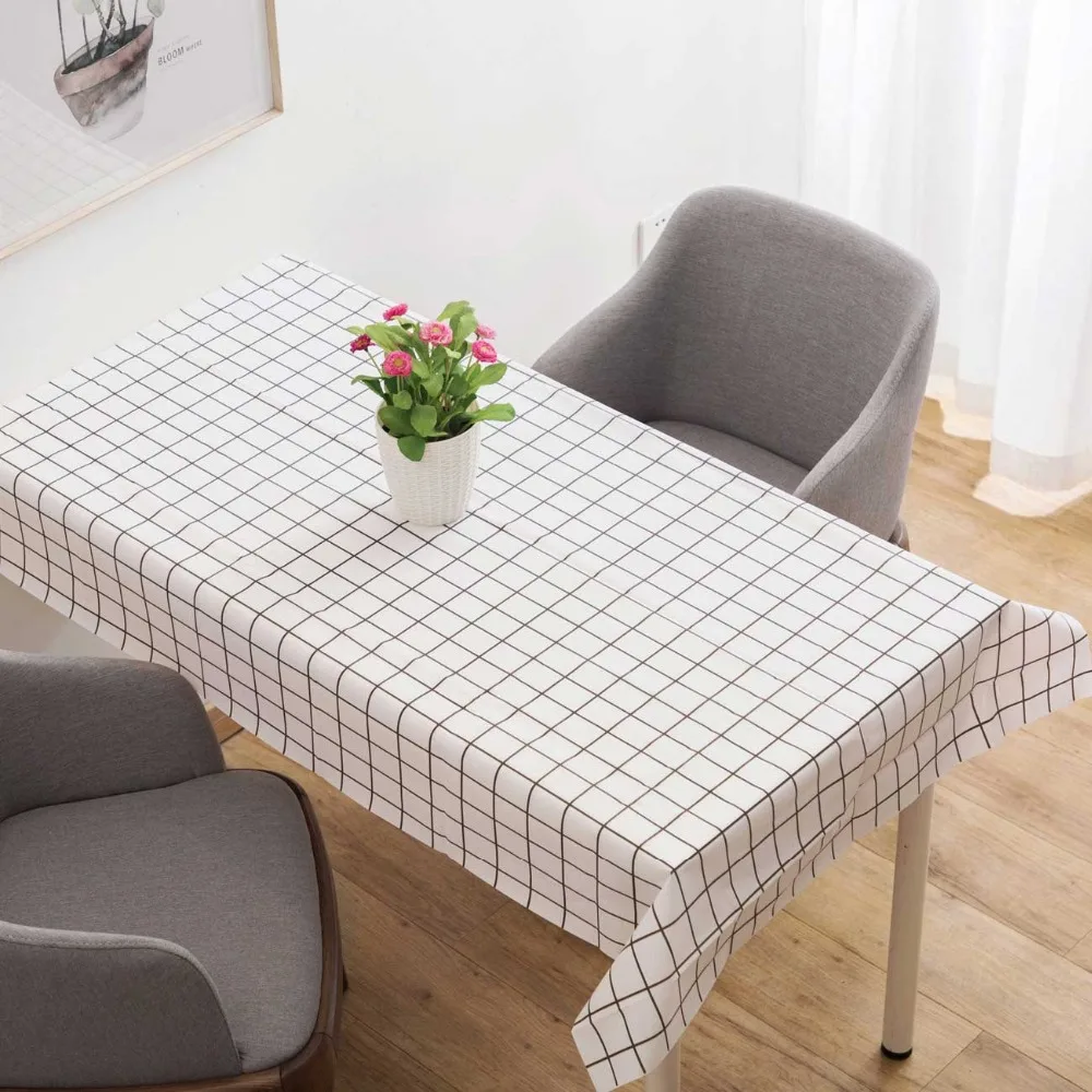 EVA Table Cloth Rectangle Tablecloth Kitchen Plaid Tischdecke Waterproof Oilproof Cover Manteles Outdoor Party Wedding | Дом и сад