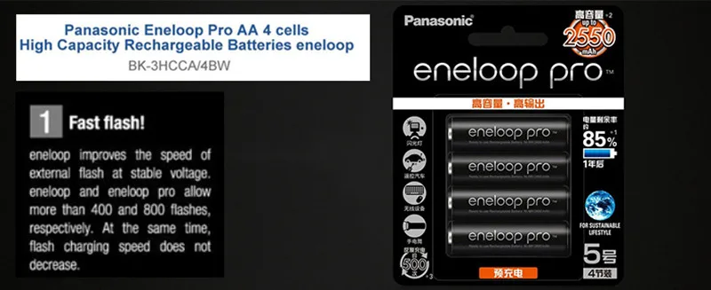 Panasonic Оригинальная батарея AA 4 шт./лот 1,2 V 2000mAh аккумуляторная батарея aa NiMH батареи для камеры игрушки