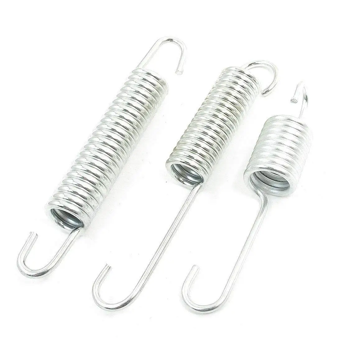 

Uxcell 3 in 1 Ring Metal Motorcycle Kickstand Spring Silver Tone Stand Spring For Motorcycle