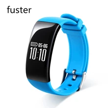 Fuster 15 дней ультра длительным временем ожидания bluetooth 4.3 фитнес смарт браслет 0.66 «oled экран ip67 водонепроницаемый смарт-группы