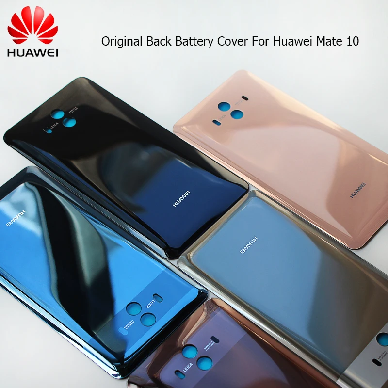 

Original Battery Rear Door Back Housing Cover For Huawei Mate 10 Smooth Anti-Scratch Glass Replacement Case Adhesive Sticker
