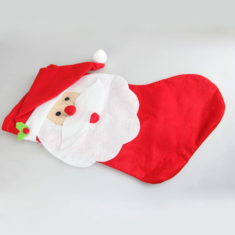 L42cm Cute Christmas Tree Santa Claus Sock Stocking ...