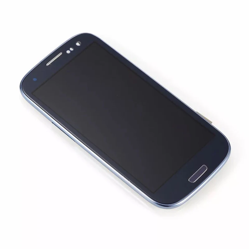 ЖК-дисплей для samsung Galaxy S3 I9300 I9300i I9301 I9301i I9305 сенсорный экран дигитайзер с рамкой 4,8 ''регулировка яркости