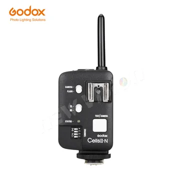 

Godox Wireless Cells-II All-in-One Flash Trigger 1/8000 Speed Remote Wireless Studio Flash Speedlite Trigger for Nikon