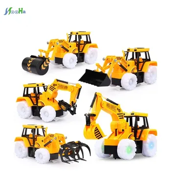 

Wholesale Electric Engineering Truck Excavator Universal Music Simulation Sound Large Push Soil Children's Toys Factory Direct