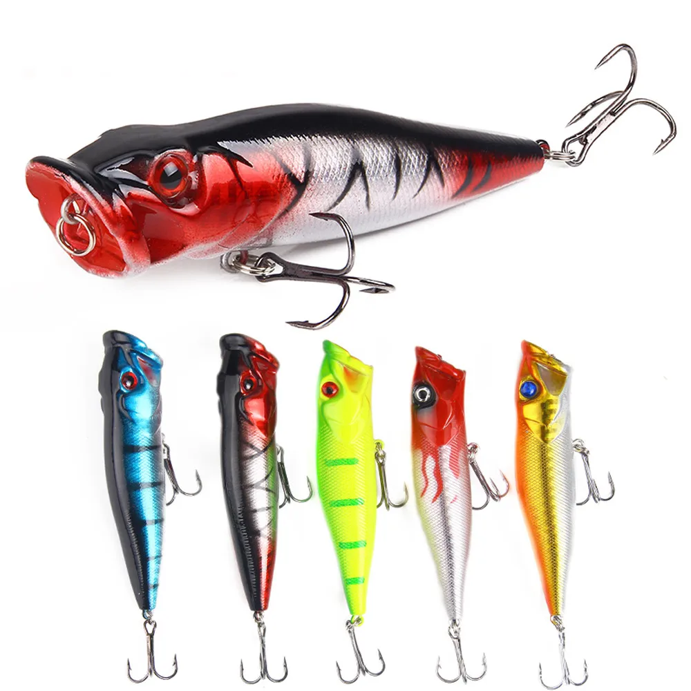 

Plastic Hard Bait Artificial Baits Fishing Lure Painted Series Bionic Bait Wave Lying 9CM Surface Of the Bait Hook