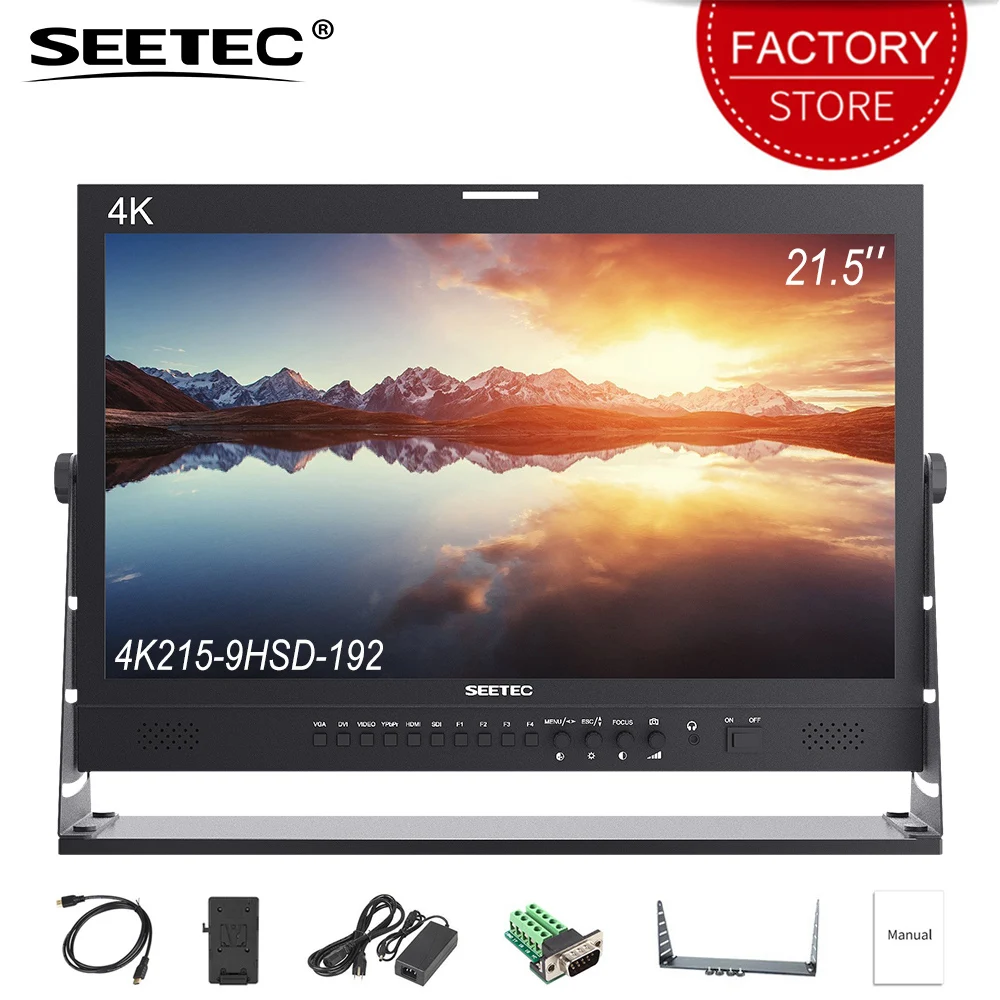 Монитор Широковещательного вещания SEETEC 4K HDMI Pro 21 5 дюйма ЖК дисплей IPS HD 1920x1080