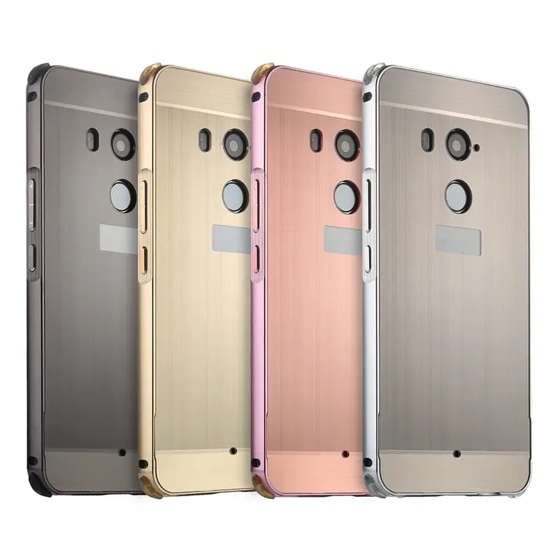 

For HTC U11 Plus U11+ Case Metal Frame Cover with Brushed Back Cover Hard Case for HTC U11 Plus U11Plus Shell Cover Protector