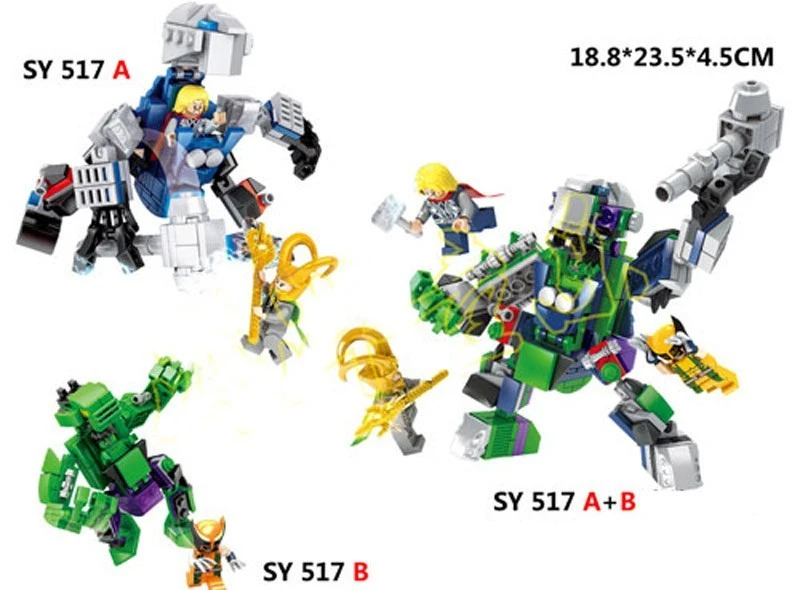 hulk robot lego