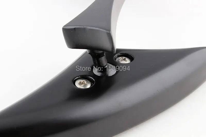 Черное копье зеркала лезвия с 8 мм/10 мм монтажные адаптеры для DYNA ROAD ELECTRA накладка на Sportster 883 1200 SOFTAIL