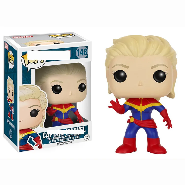 

Funko pop Captain Marvel Vinyl Action Figure Collection Model Toy with IN Box