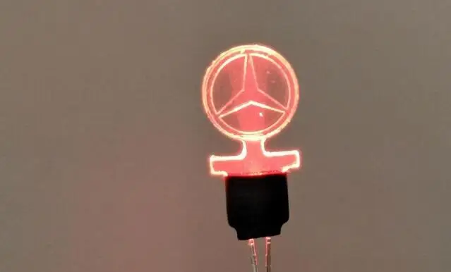 Логотип benz led для 1/14 Радиоуправляемый трактор Тамия трейлер THR MAN TGS 58632 (1851) actros 3363