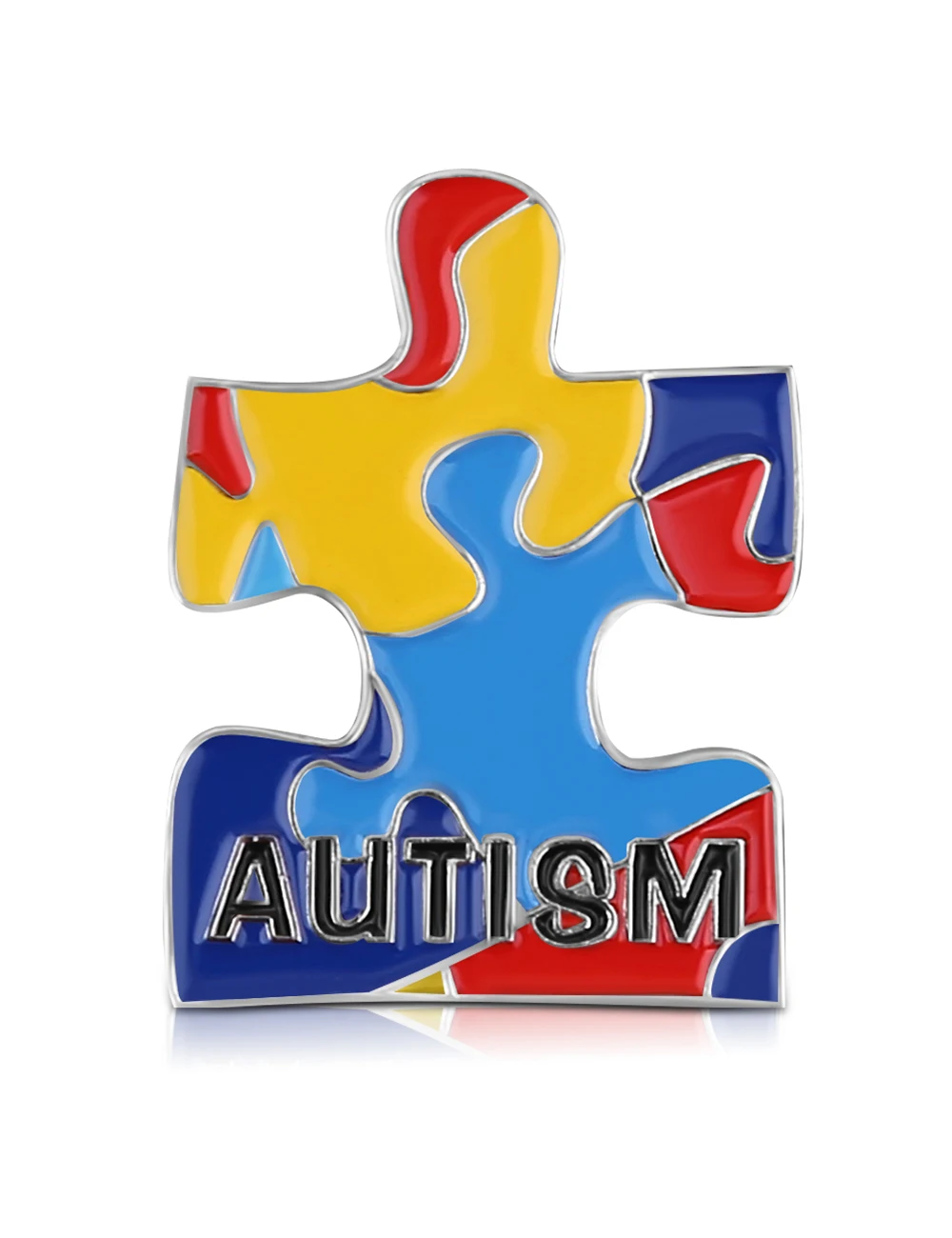 

Autism Awarness Puzzle Piece Enamel Lapel Colorful Pins