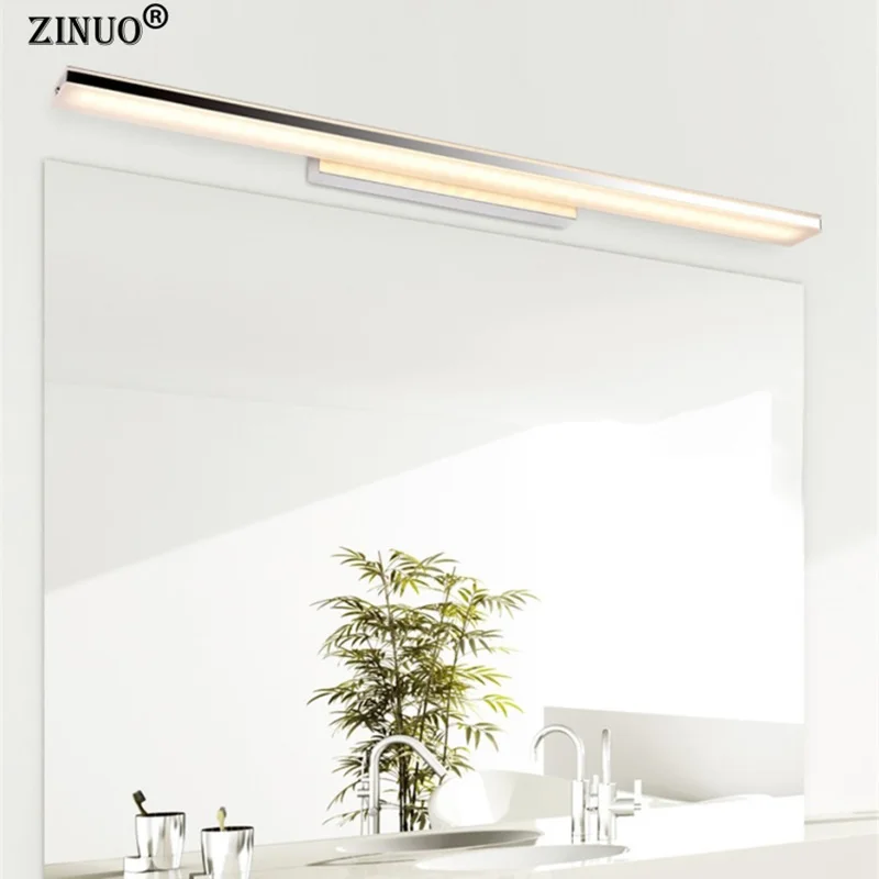 

ZINUO8W 40CM Bathroom LED Mirror Light Acrylic Modern Cosmetic Wall Sconce Lamp Waterproof Fog-proof For Bathroom Bedroom AC220V