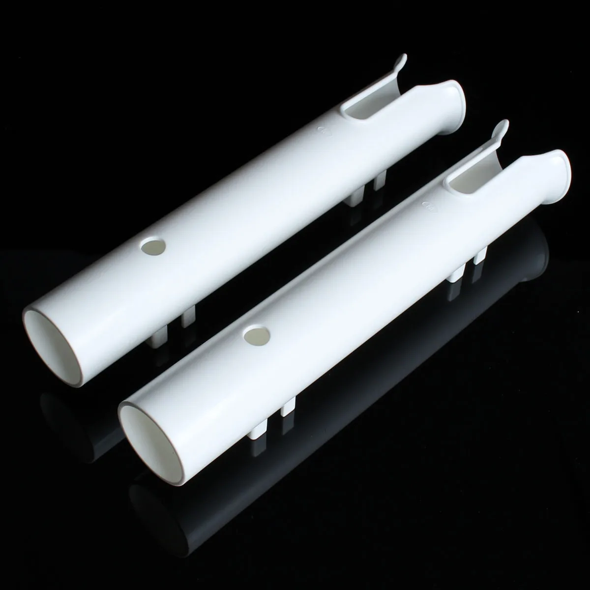 2Pcs/set 1Tube Plastic Fishing Rod Holders Supportive Boat Fishing Rod