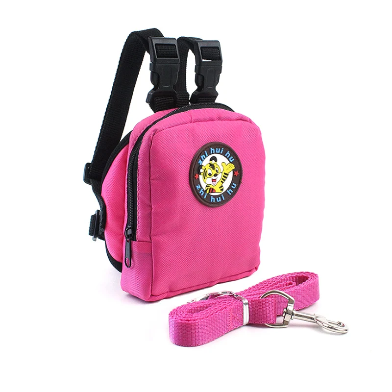 Cute Puppy Pet Backpack With 120cm Pet Leash Outdoor Travel Portable Dog Carrier Pets Small Dog Cats Hiking Travel Bag