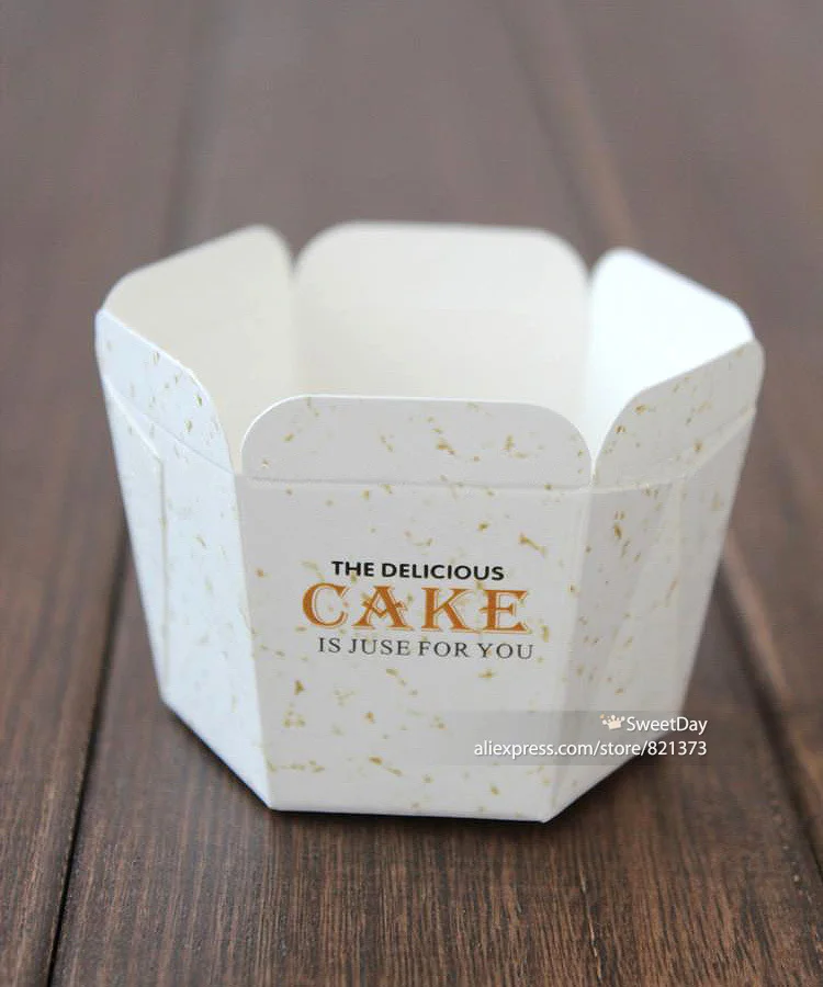 

Free Shipping paper baking cups cupcake case, disposable muffin square cake cup liners boxes cases for wedding party supplies