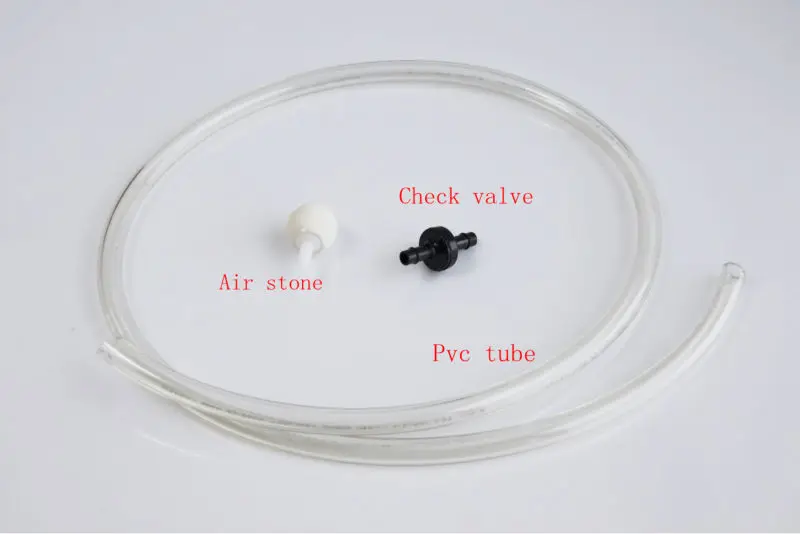 (Один комплект) Воздушный камень/ПВХ трубка (3 м)/обратный клапан Озон части воды