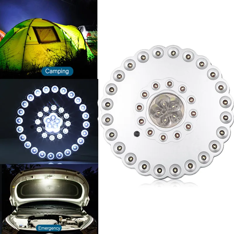 

Portable 41 LED Outdoor Camping Light Tent Umbrella Lamp ABS Plastic Night Lights Emergency Lamp for Outdoor Camping Lighting