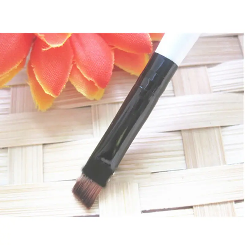 Portable 1Pc Angled Eyebrow Eye Liner Brow Brush Shader Makeup Brush
