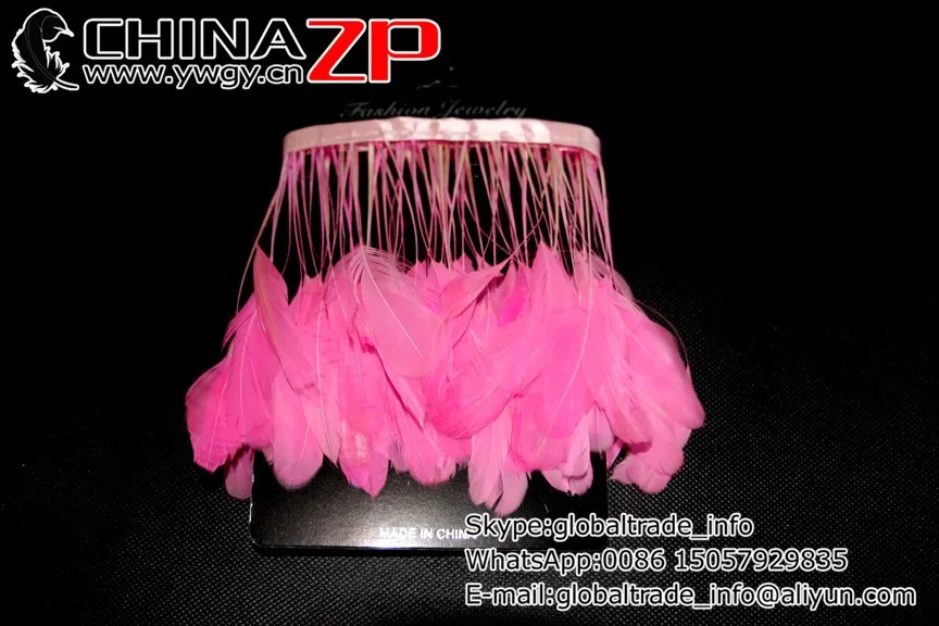 Feathers Fringe Stripped Coque Tail Feathers Wholesale (1)