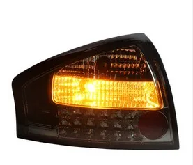 Doxa автомобильный Стайлинг задний фонарь для Audi A6 задние фонари светодиодный задний фонарь светодиодный DRL+ тормоз+ Парк+ сигнальный стоп-сигнал - Цвет: Smoke color