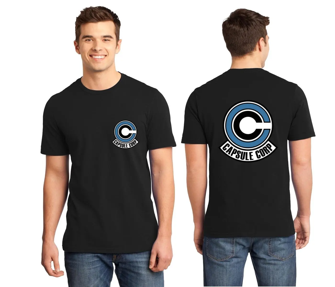 BLUE II Tee Z CAPSULE Corp Dragon Ball Мужская футболка S-5XL Быстрая доставка 100% Бесплатная