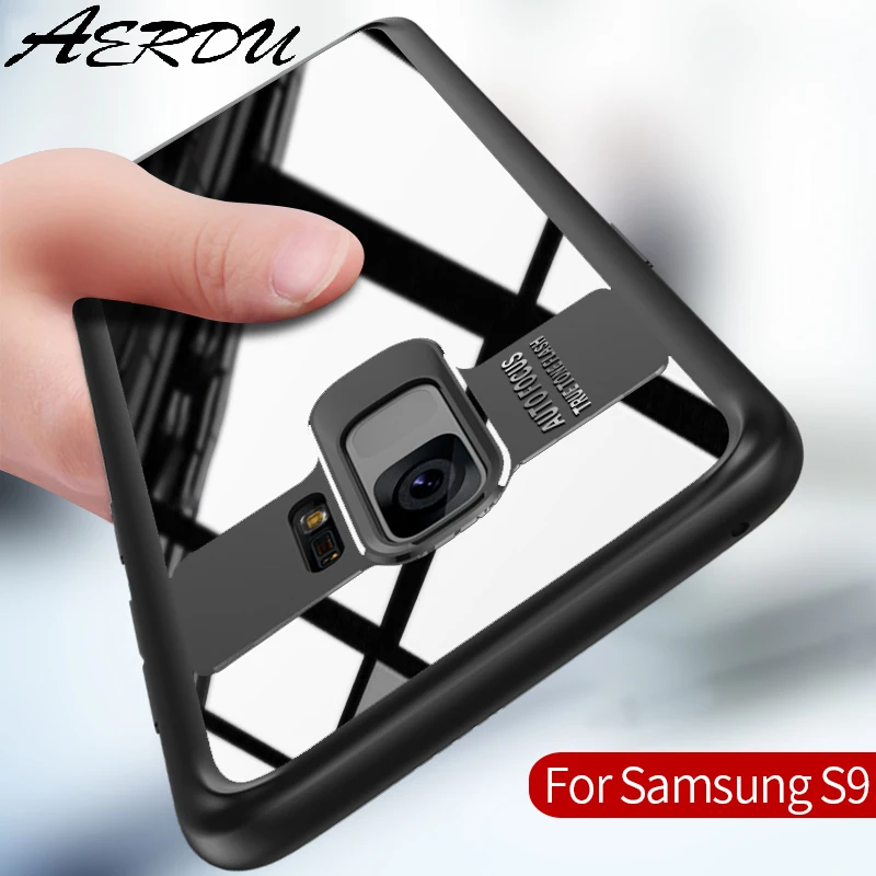 

Case for Samsung galaxyS9 Transparent Silicone Phone Cases for S9 plusMobile Housings Cellphone shell Faceplates free shipping