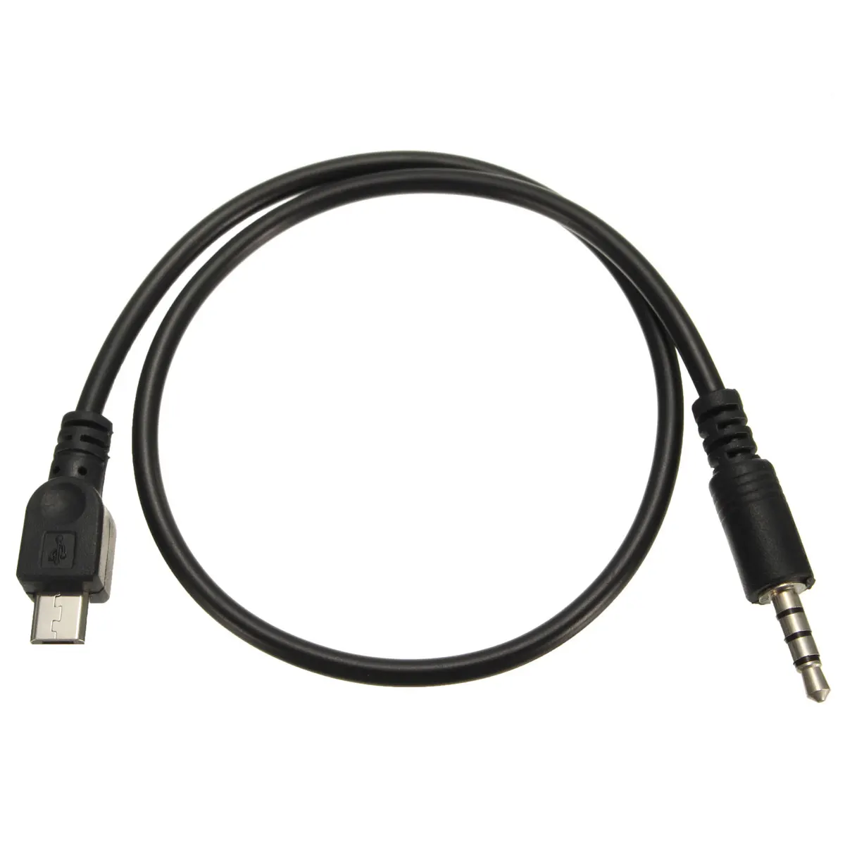 LEORY 40cm Micro USB 2.0 to 3.5mm AUX Car Lead Jack Audio Cable Cord For Mobile Phone Data Cable For Xiaomi For Phone Wholesale