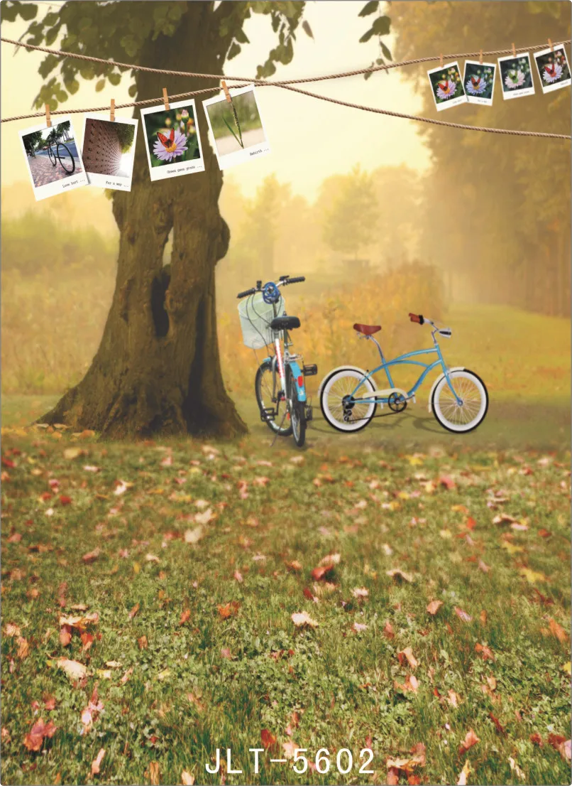 

Scenic Autumn Tree Photography Background Computer Printed Vinyl Backdrop Photo Studio for Weddings Children for Photo Shoots
