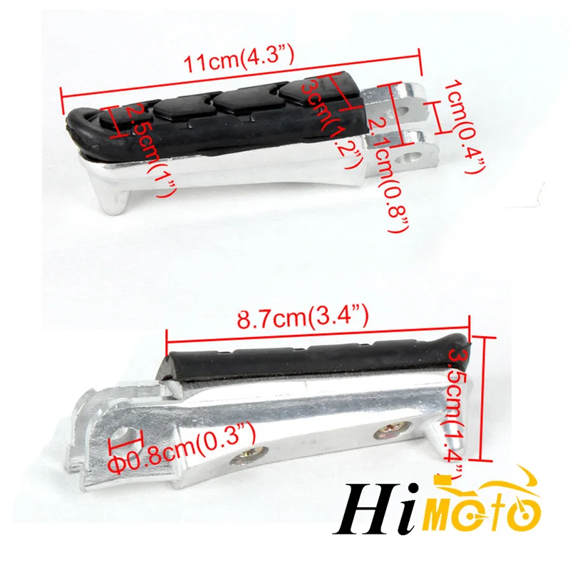 Мотоцикл Передней Подножки для ног для Honda CBR 600 F3 F4i 900 929 954 1000 RR для Suzuki GSXR 600 750 1000 бульвар C50 M50